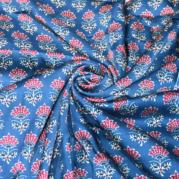 Modal Satin Digital Print Fabric
