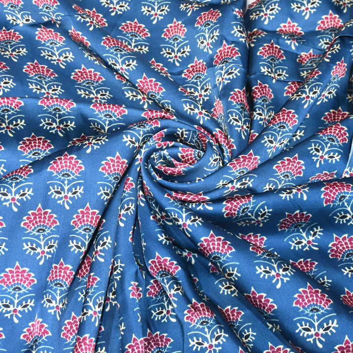 Modal Satin Digital Print Fabric