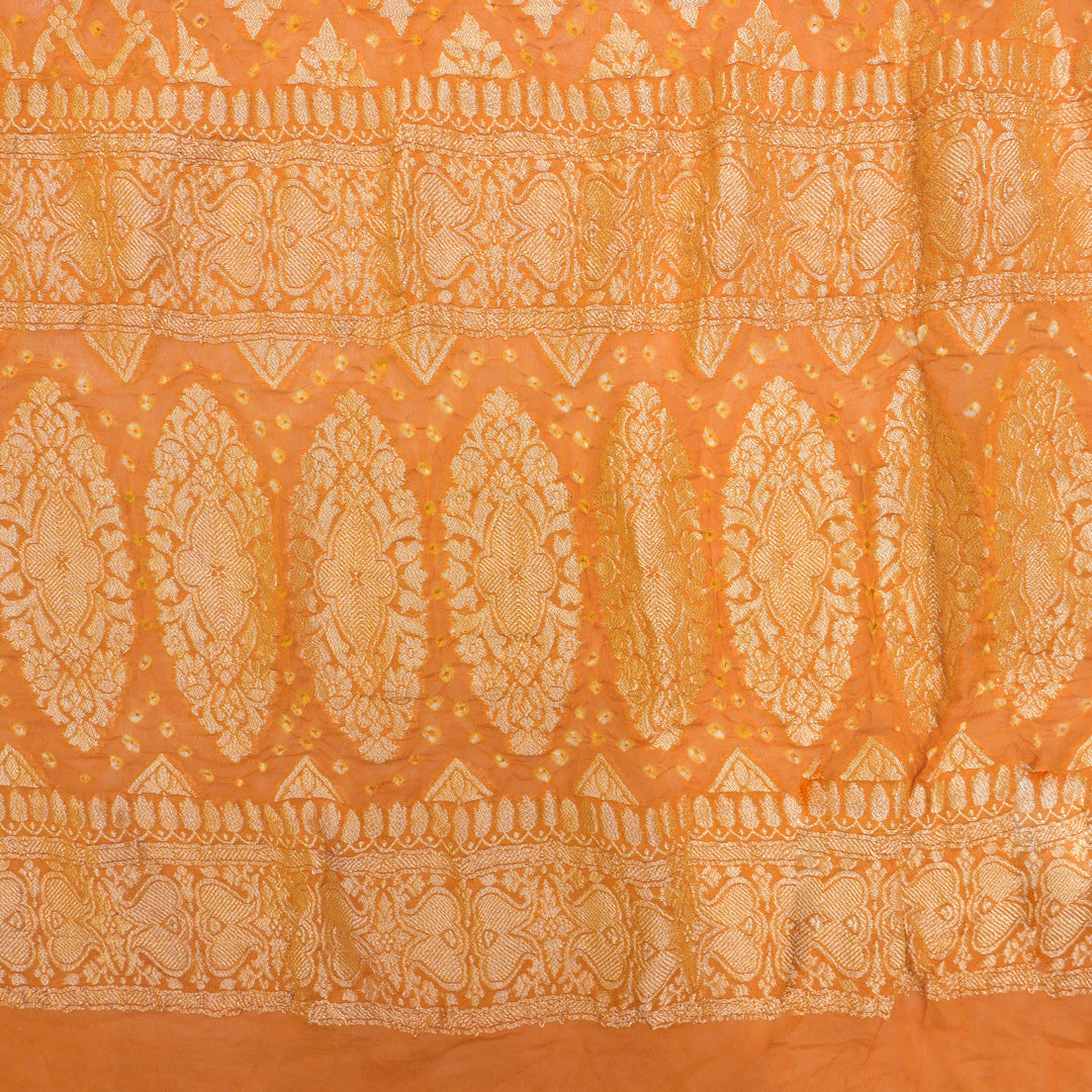 Yellow Ghatchola Bandhani Dupatta