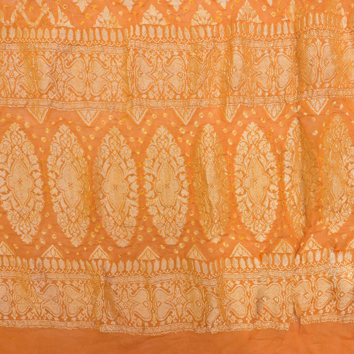 Yellow Ghatchola Bandhani Dupatta