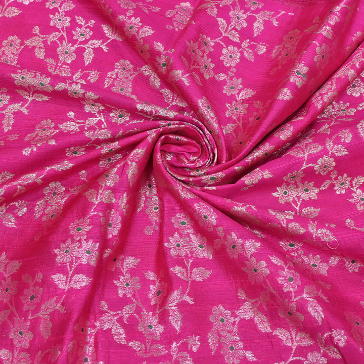 Premium Pure Raw Silk Meena Zari Banarasi Fabrics