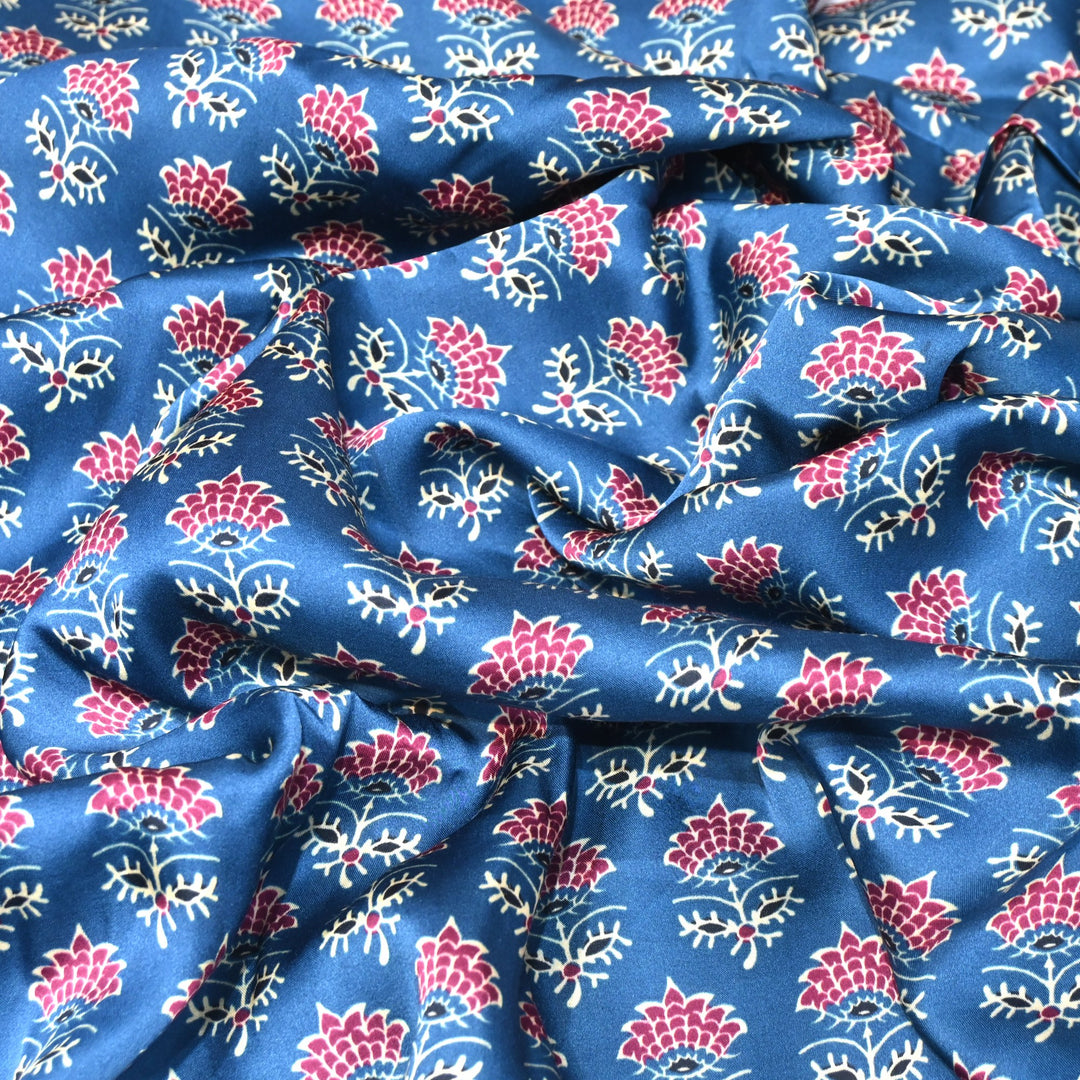 Modal Satin Digital Print Fabric