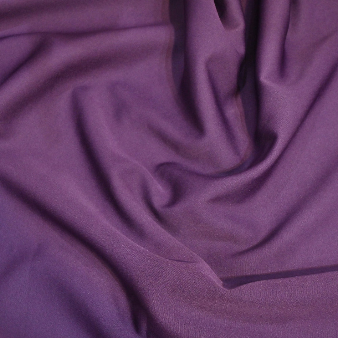 Muted Purple Colour Banana Crepe Fabrics