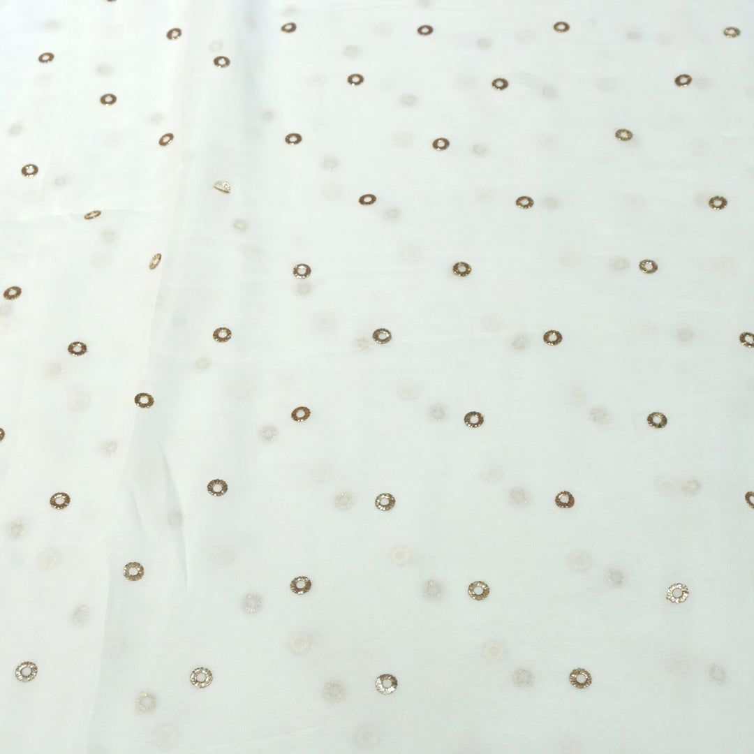 Viscose Georgette Hand Work Mukaish Fabrics