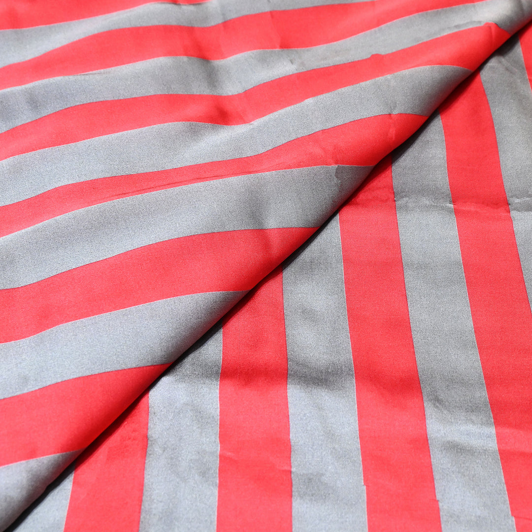 Modal Satin Digital Print Fabric  – Soft Luxury Printed Satin Fabric-001416-1
