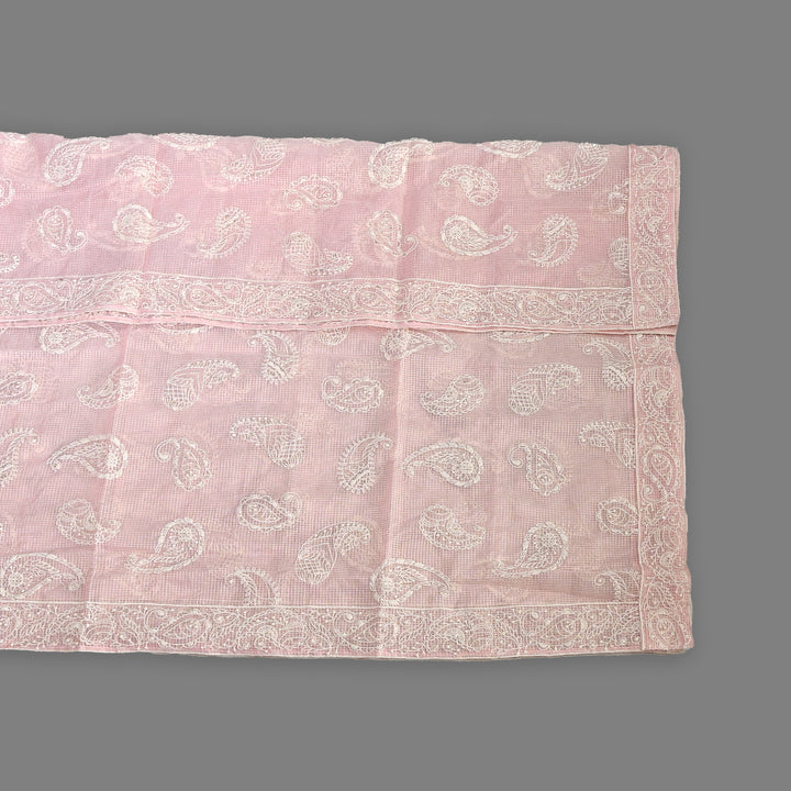 Kota Check Thread & Sequence Dupatta – Elegant Ethnic Dupatta for Women- V8188B-1