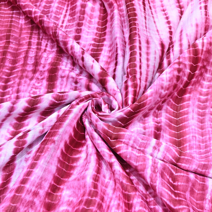 Silk Chanderi Tie & Dye Fabric 44" – Soft Lightweight Designer Fabric