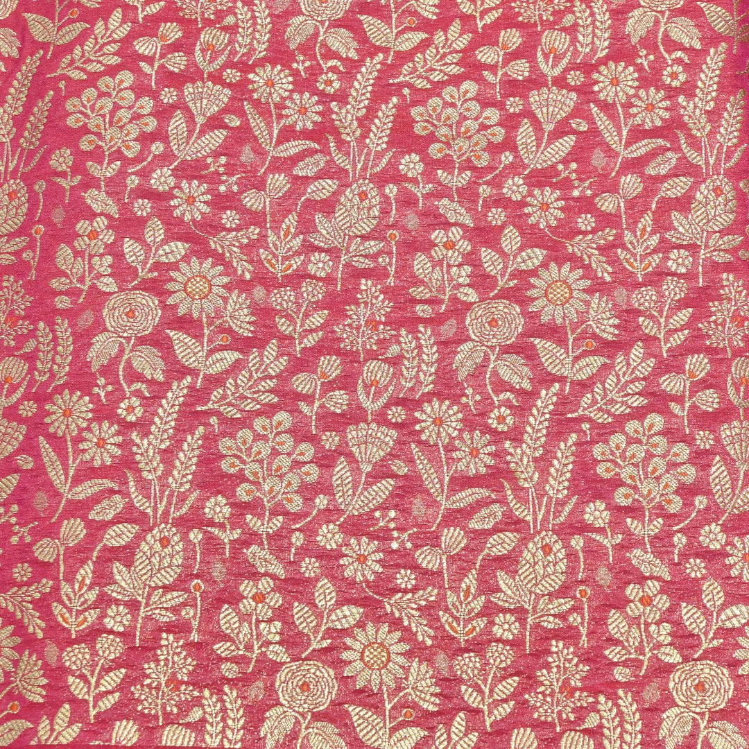 Silk Alfi Antique Zari Brocade Fabrics