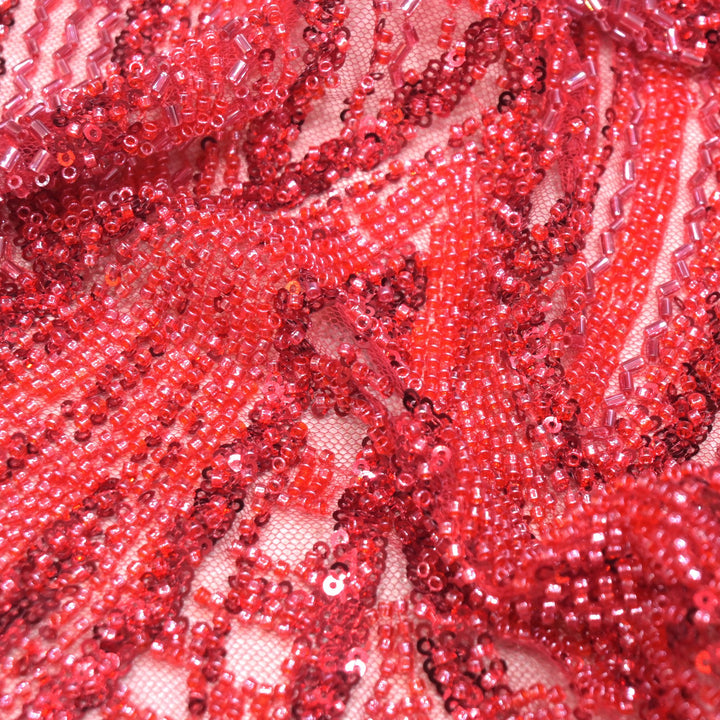 Beautiful Imported Net Cut Dana Sequins Embroidery Fabrics