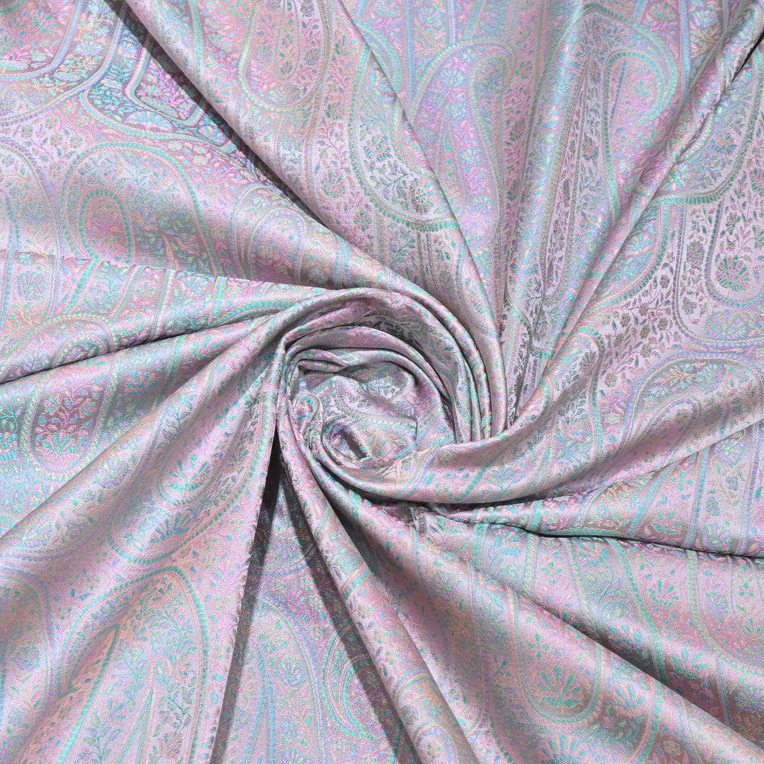 Pure Katan Silk Brocade Fabrics