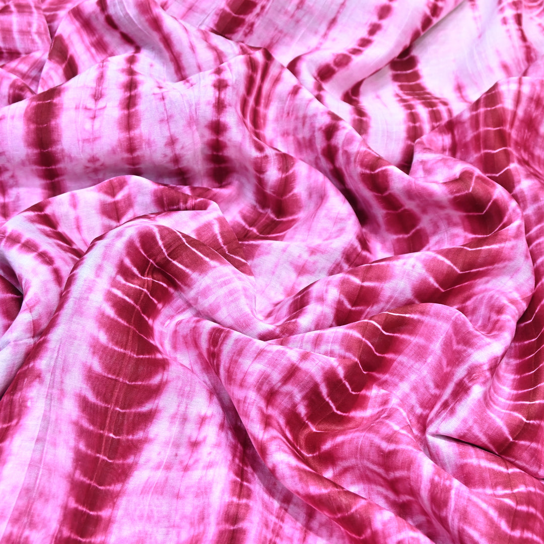 Silk Chanderi Tie & Dye Fabric 44" – Soft Lightweight Designer Fabric