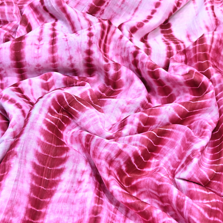 Silk Chanderi Tie & Dye Fabric 44" – Soft Lightweight Designer Fabric