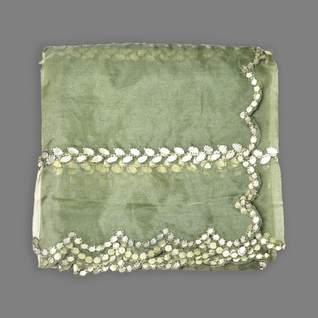 Organza Gota Patti Work Dupatta – Elegant Ethnic Dupatta for Women