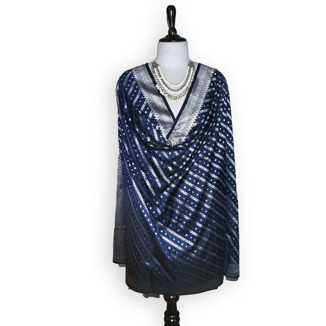 Premium Banarasi Zari Dupatta|Traditional Woven Ethnic Elegance
