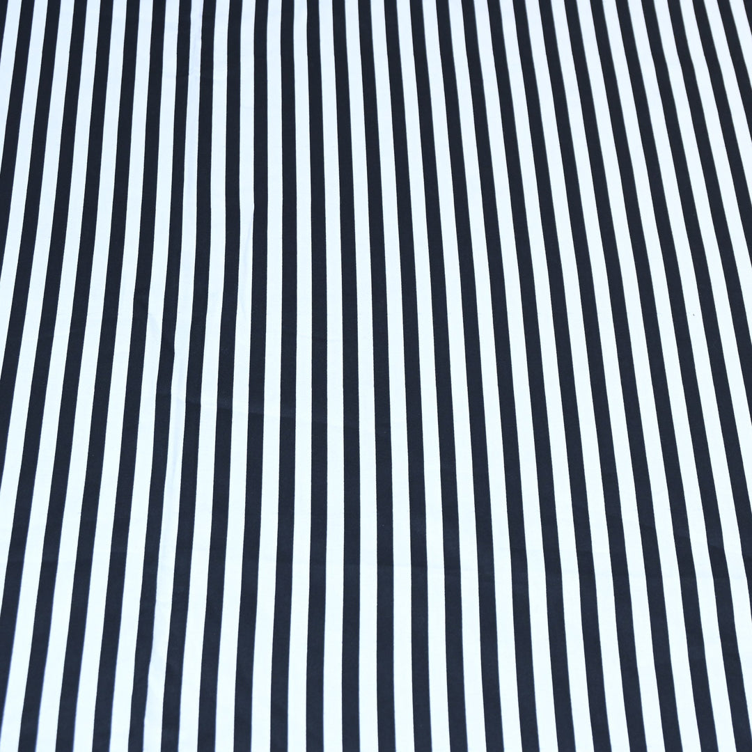 Glace Cotton With Beautiful Stripes Print Fabric – Lightweight Designer Cotton Fabric - LT0185-4