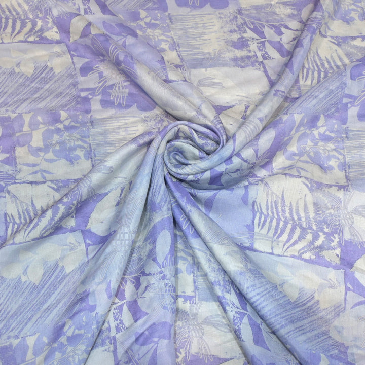 Floral Bamberg Satin Digital Print Fabrics