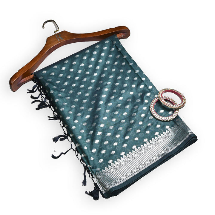 Premium Banarasi Zari Dupatta|Traditional Woven Ethnic Elegance