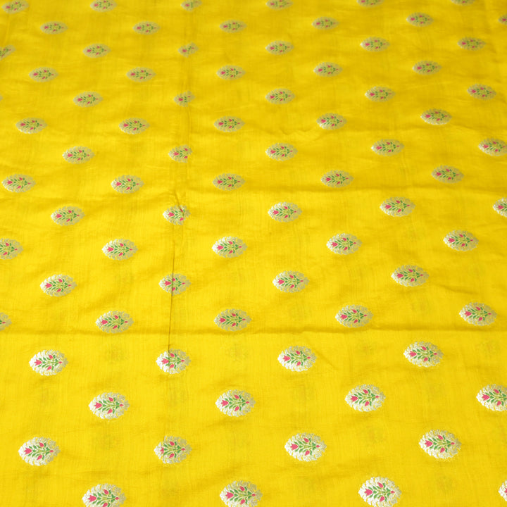 Pure Chiniya Silk Banarasi Brocade Fabric