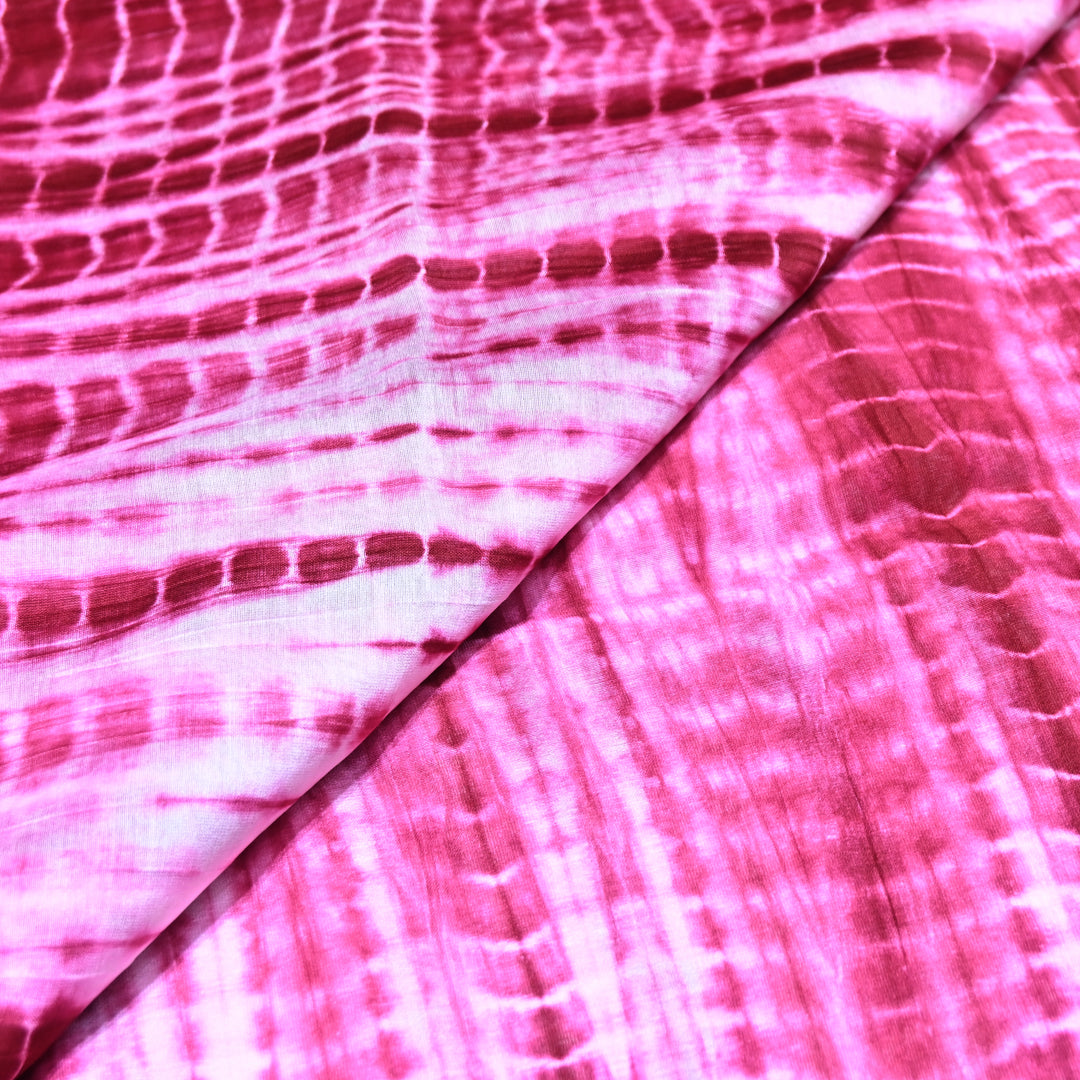 Silk Chanderi Tie & Dye Fabric 44" – Soft Lightweight Designer Fabric