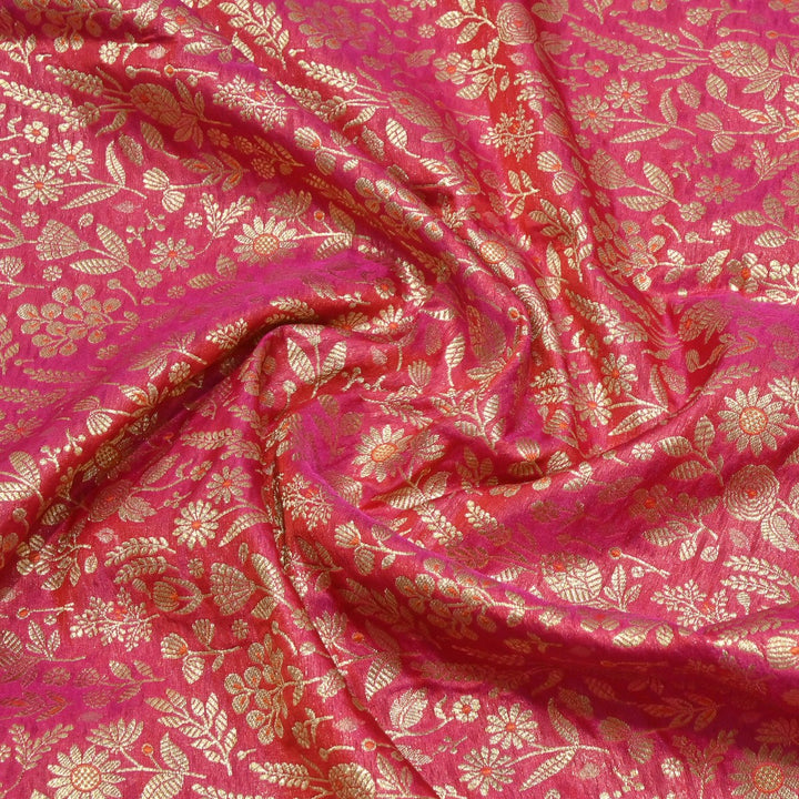 Silk Alfi Antique Zari Brocade Fabrics