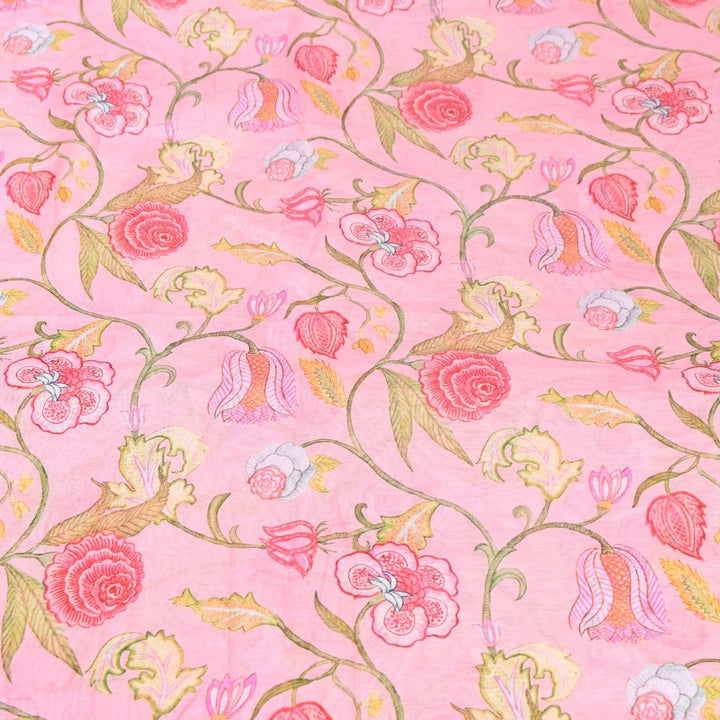 Multi Color Premium Bamberg Satin Digital Print Fabric – 001333-11