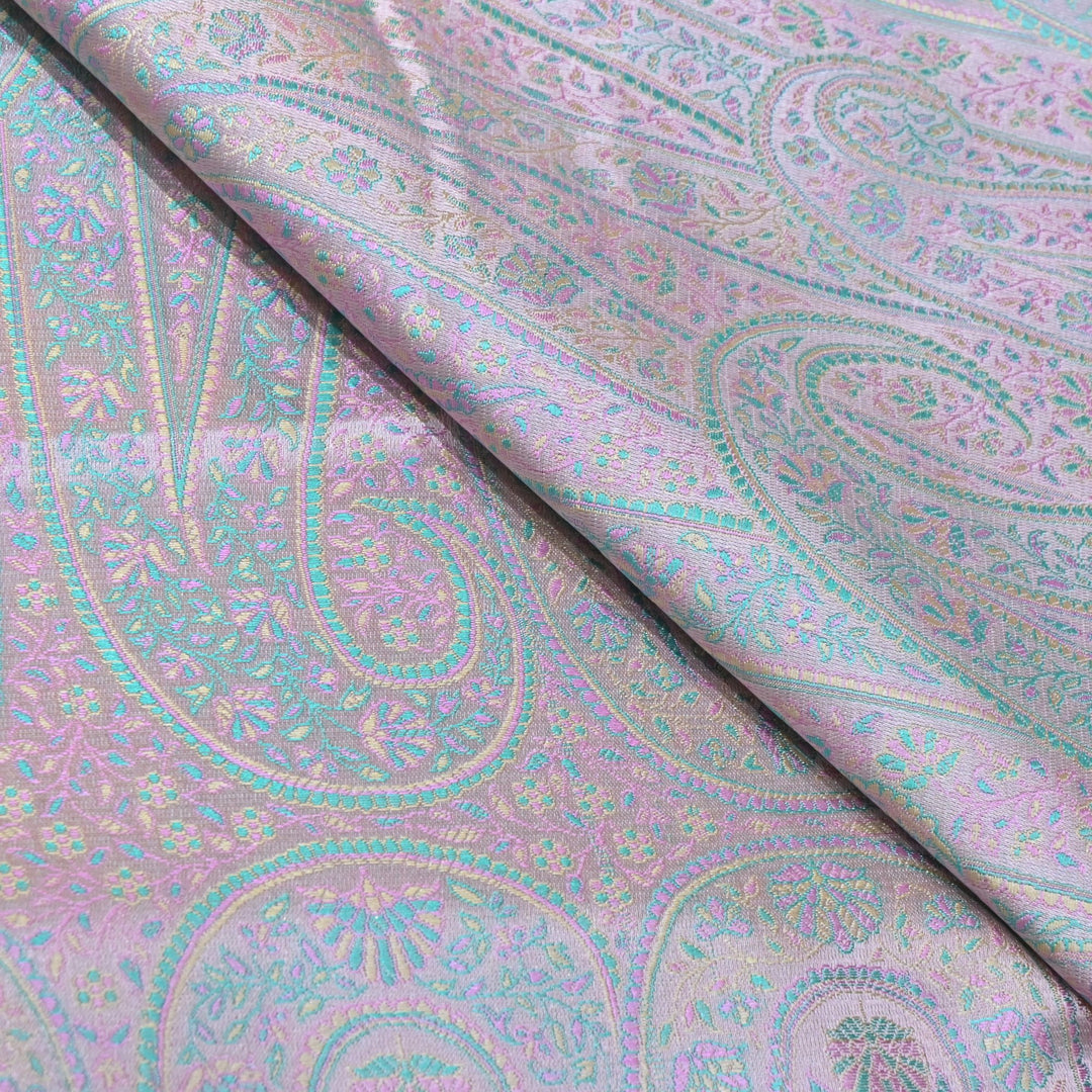 Pure Katan Silk Brocade Fabrics