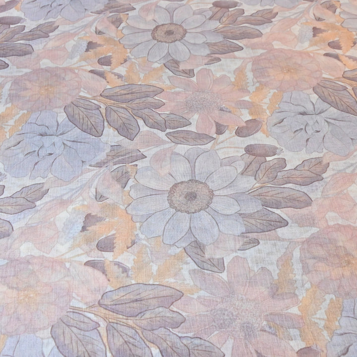 Premium Mal Chiffon Digital Print Fabric – Soft Flowing Designer Printed Fabric VSM001-03