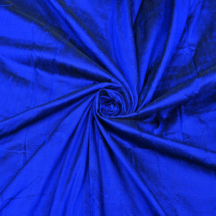 Cobalt Blue Colour 100gm Pure Raw Silk Fabrics