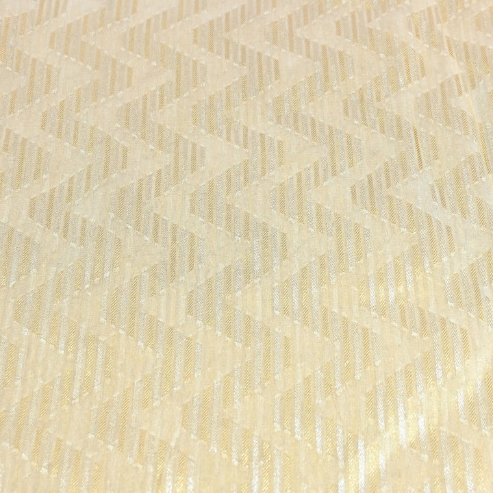 Bamberg Organza Tissue Zari Jacquard Fabric - AL4184-1