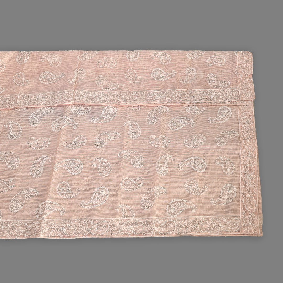 Kota Check Thread & Sequence Dupatta – Elegant Ethnic Dupatta for Women- V8188B-2