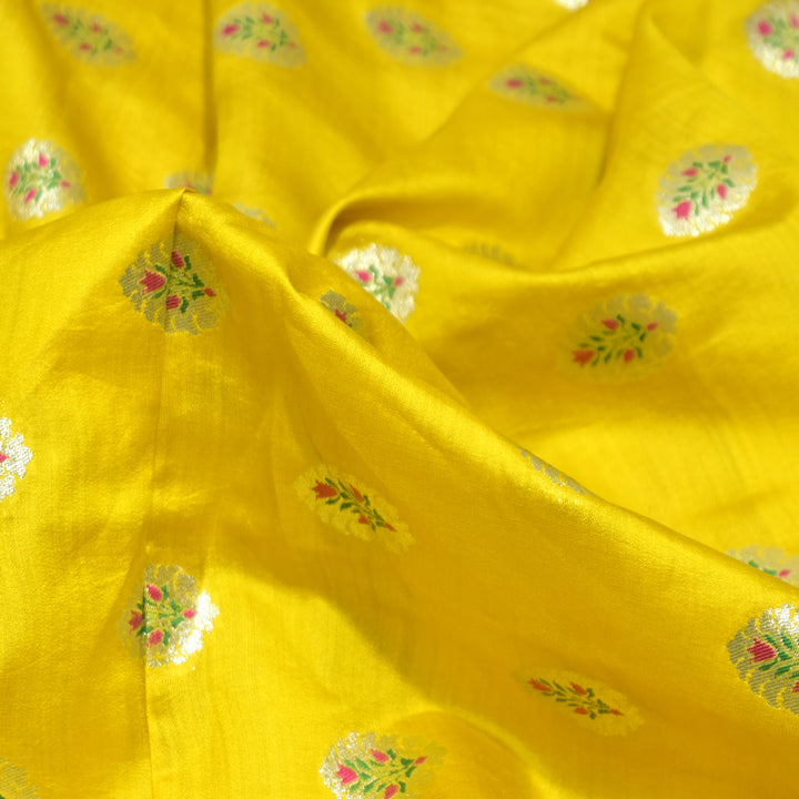 Pure Chiniya Silk Banarasi Brocade Fabric