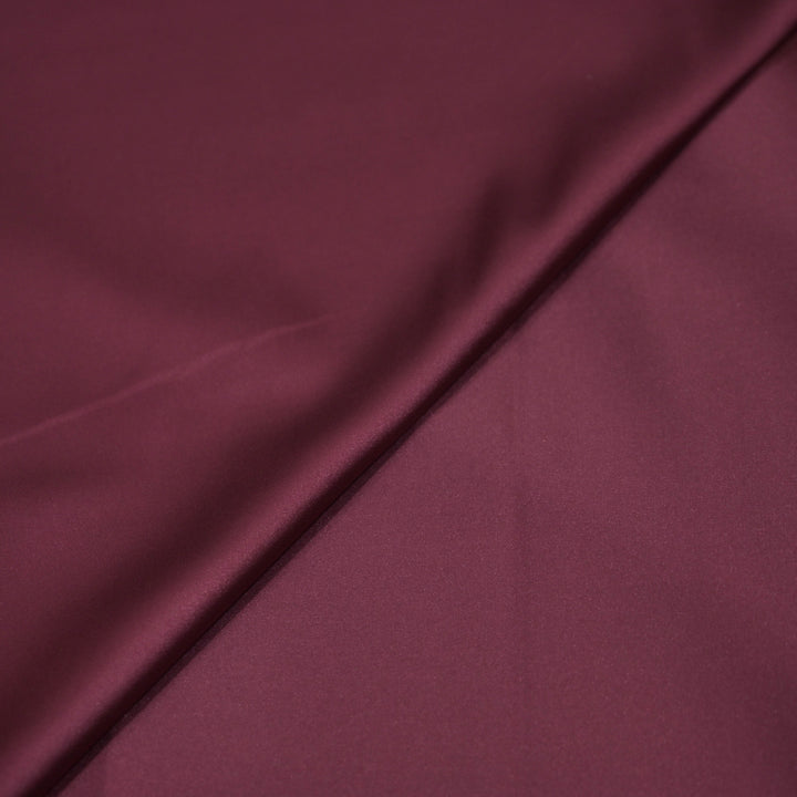 Dark Purple Armani Satin Fabrics