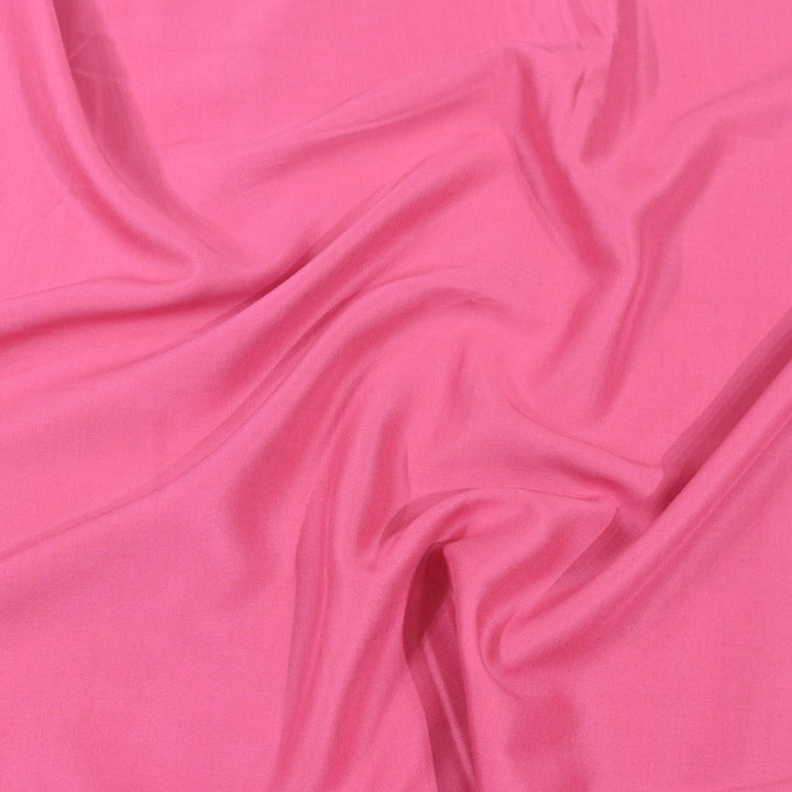 Flamingo Pink Colour Arvind Modal Cotton Fabrics