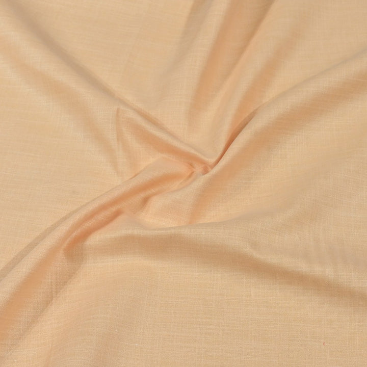 Peach Puff Color Matka Cotton Fabrics