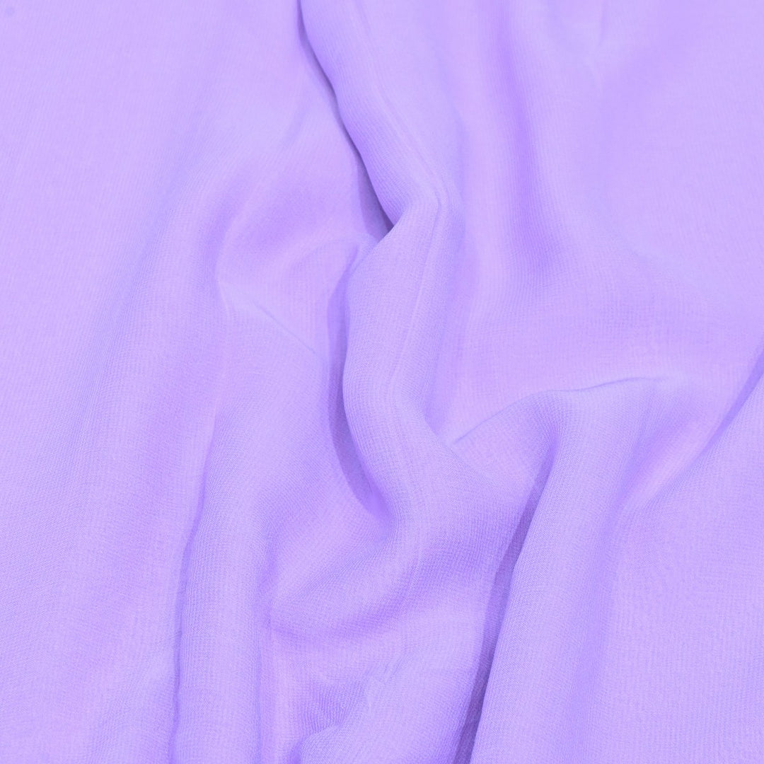 Light Violet Colour Viscose Georgette Fabrics