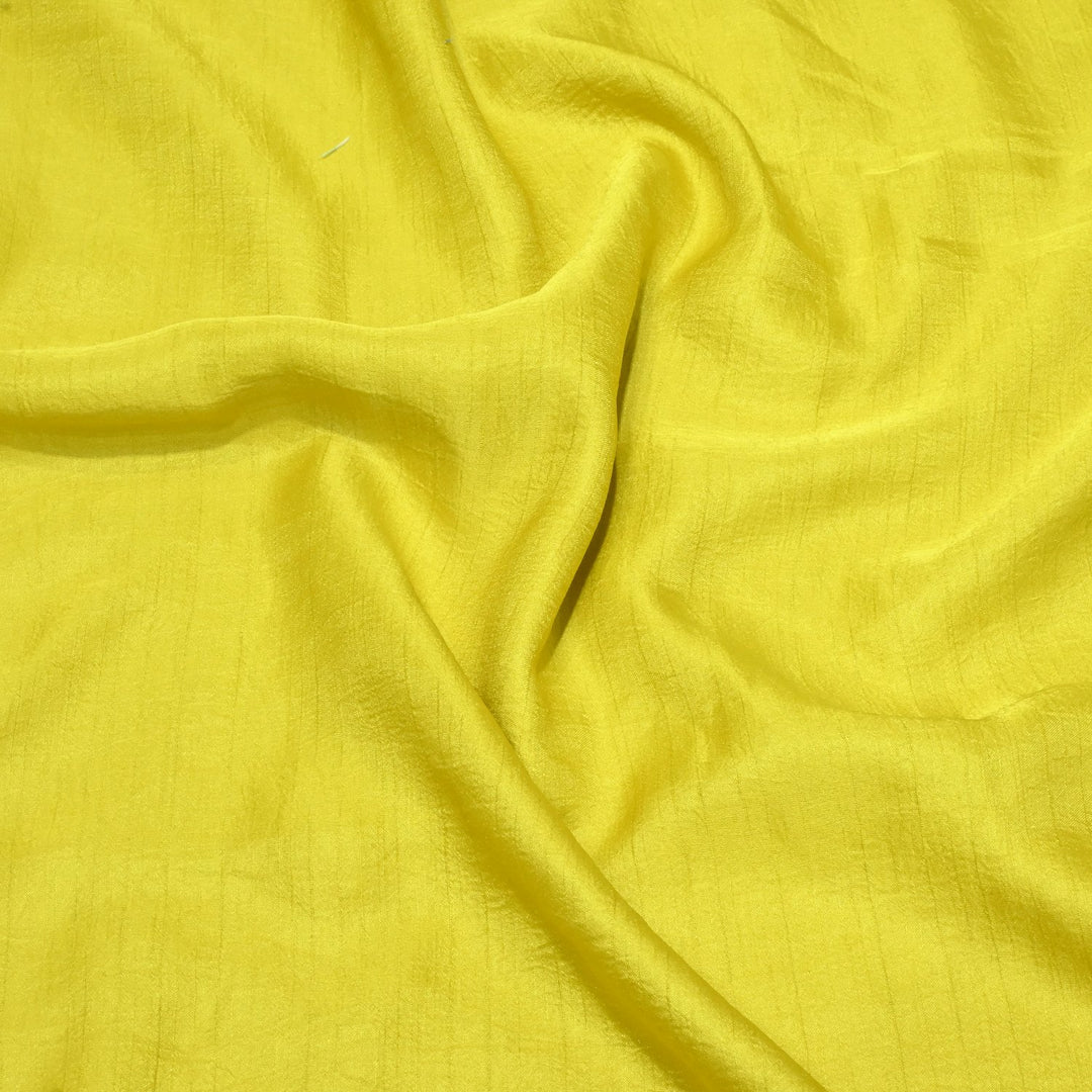 Yellow Colour Nysa Silk Fabrics