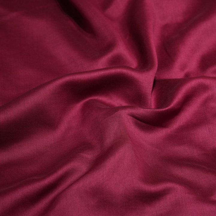 Wine Colour Heavy Poly Dupion Fabrics