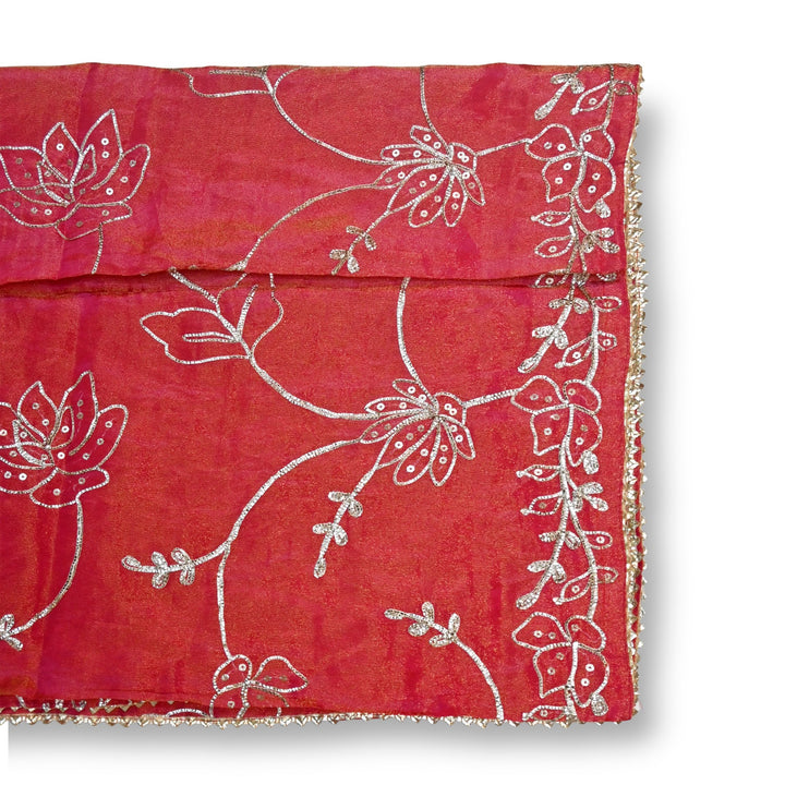 Beautiful Tissue Gota Sequins Embroidery Dupatta