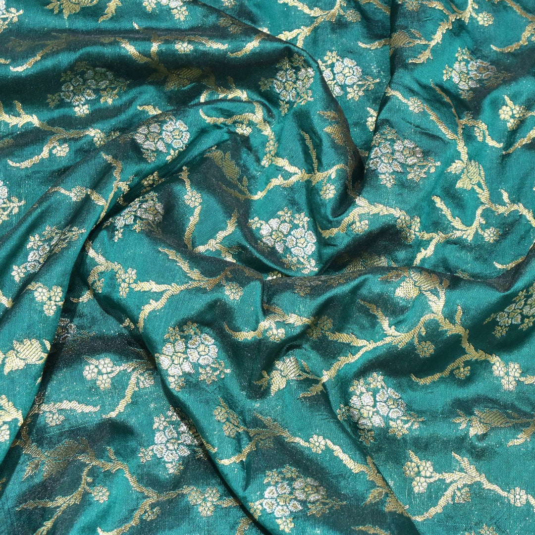 Silk Alfi Zari Brocade Fabrics