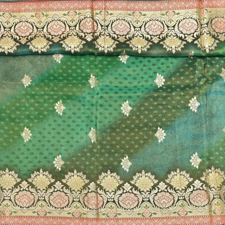 Tissue Jacquard Postion Print Dupatta