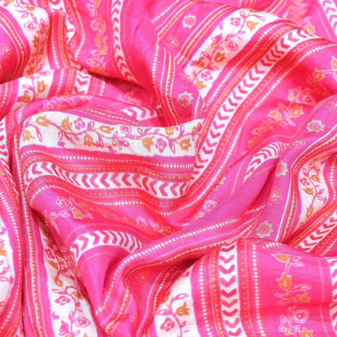 Premium Muslin Digital Print Fabric - 000844-13