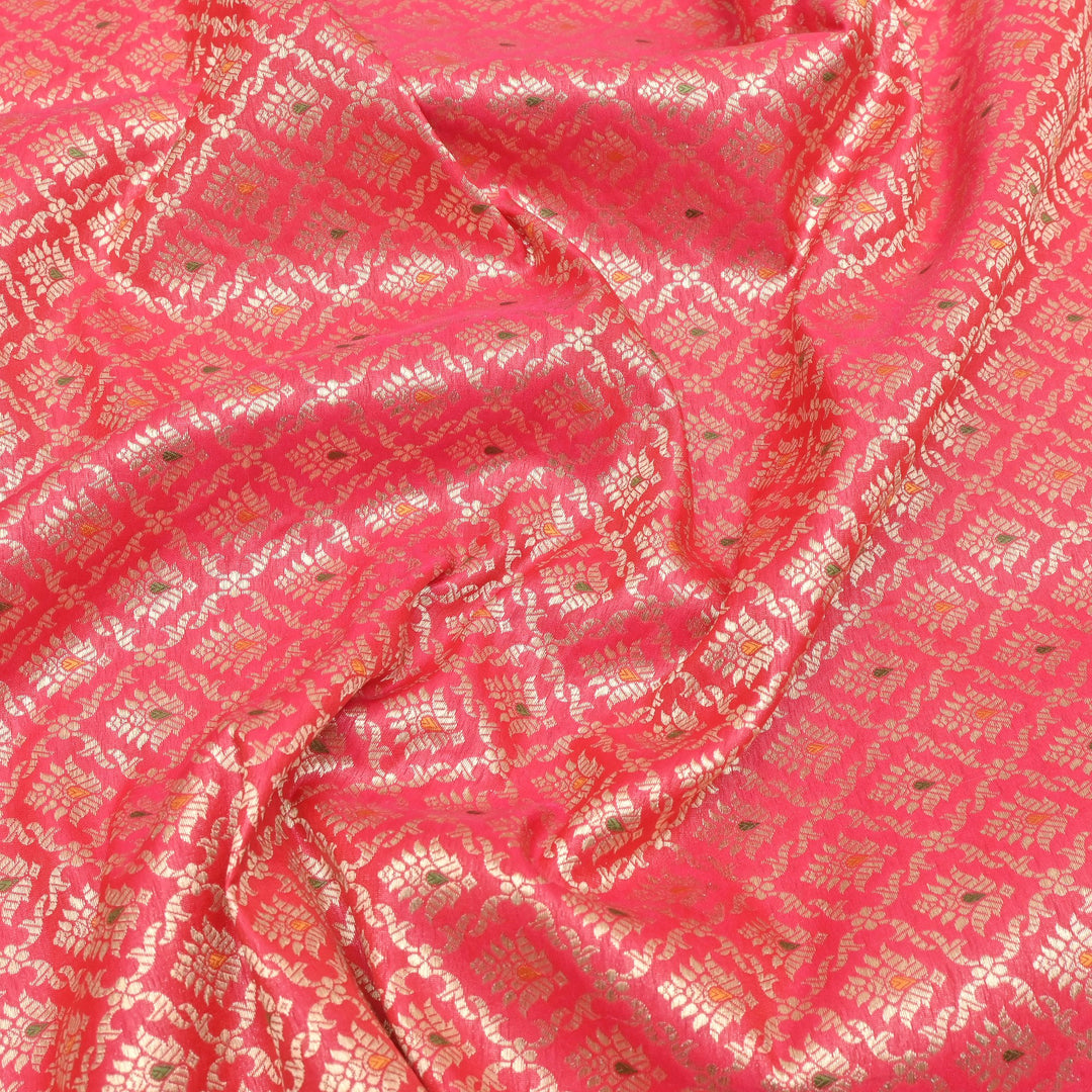 Katan Meena Brocade Fabrics