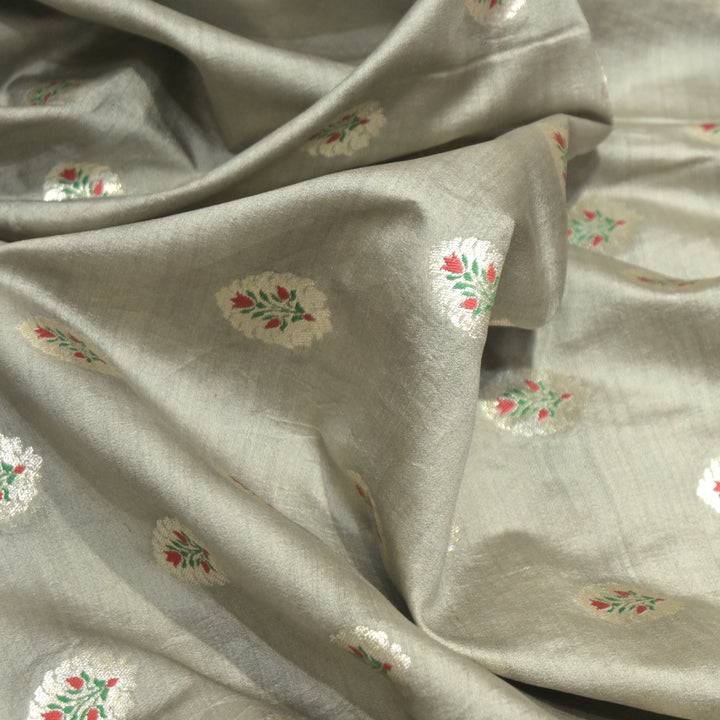 Pure Chiniya Silk Banarasi Brocade Fabric