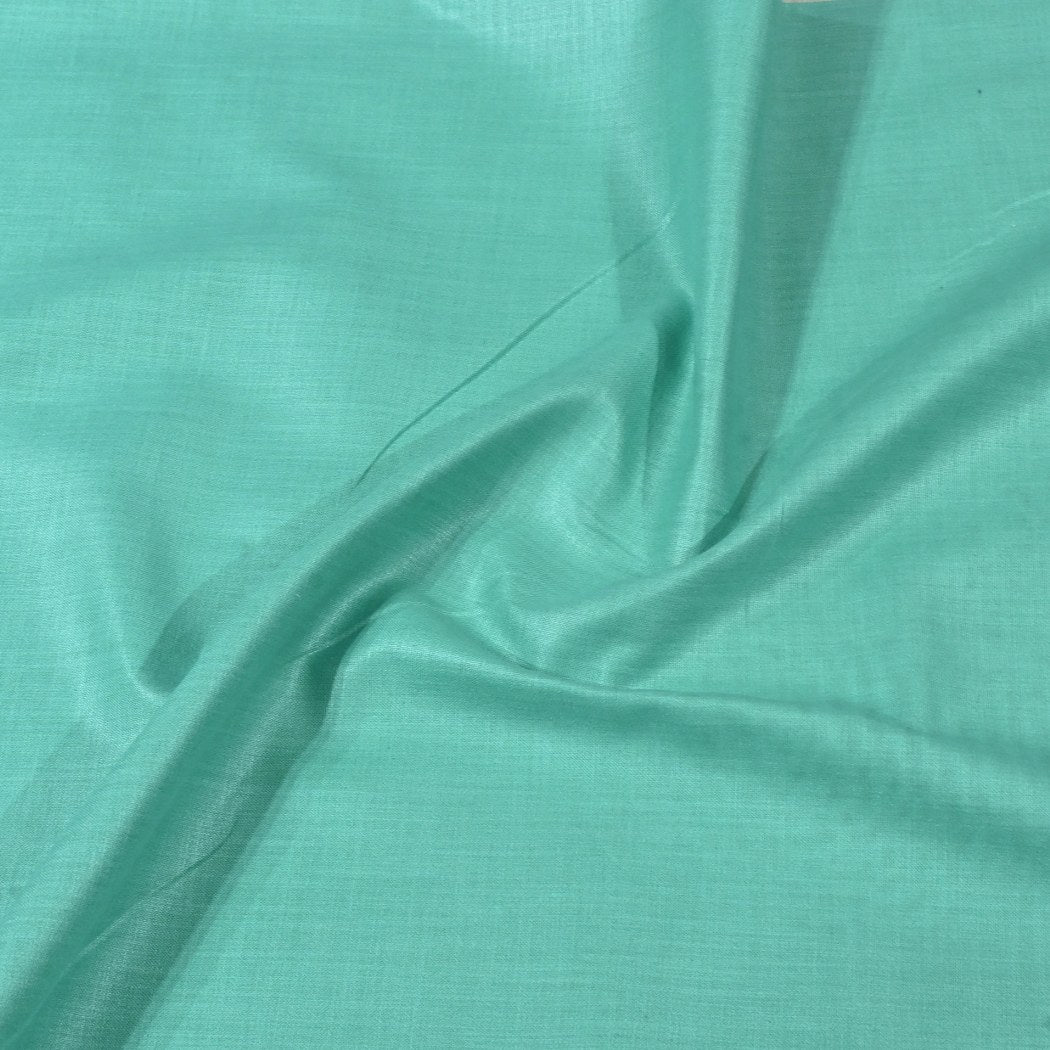 Pearl Aqua Color Matka Cotton Fabrics