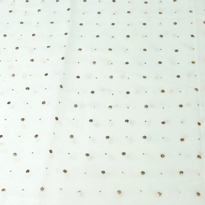 60gm Pure Georgette Mukaish Hand Work Fabrics