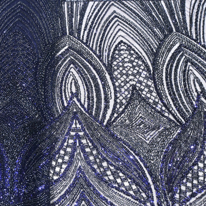 Beautiful Imported Net Cut Dana Sequins Embroidery Fabrics