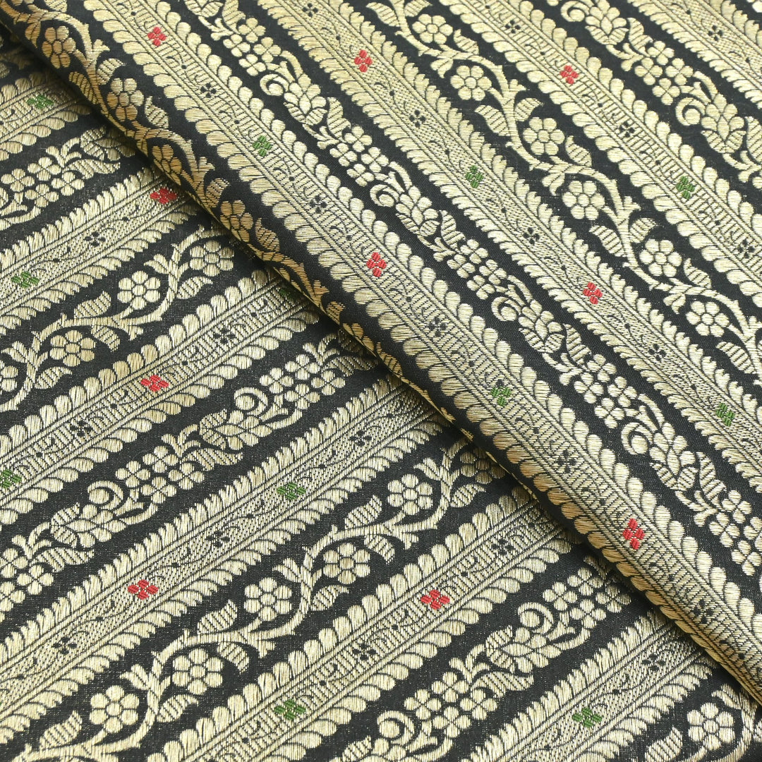 Katan Meena Brocade Fabrics