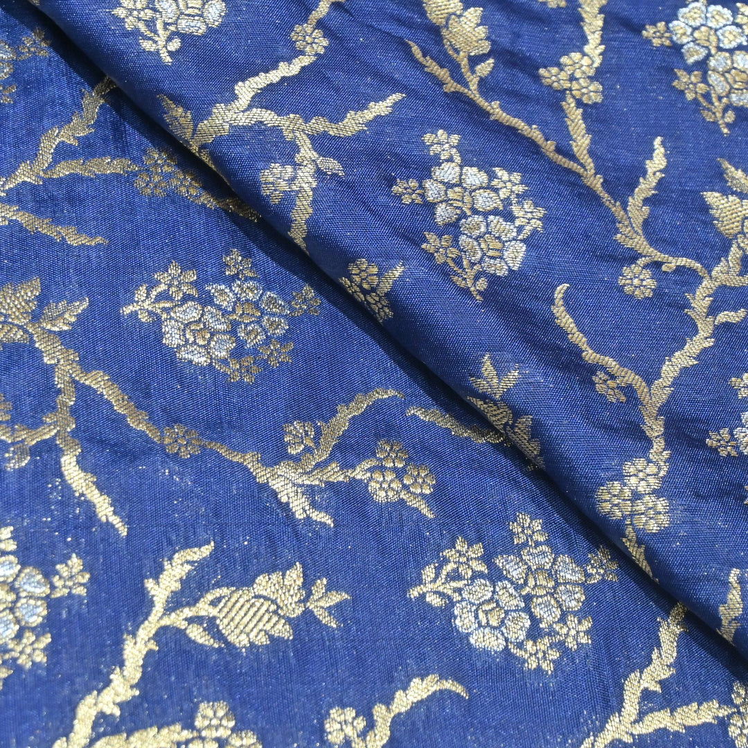 Silk Alfi Zari Brocade Fabrics