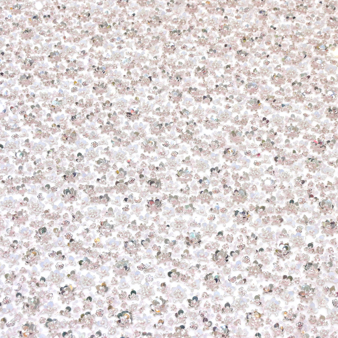 Beautiful Imported Net Cut Dana & Sequins Embroidery Fabric