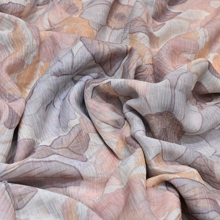 Premium Mal Chiffon Digital Print Fabric – Soft Flowing Designer Printed Fabric VSM001-03